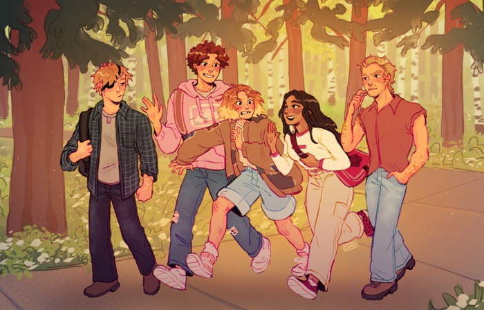 The Messer Uppers cast illustration